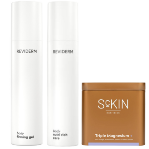 Reviderm Body Trio | Body Firming Gel + Body Nutri Rich Care óf Body Styler Slimming Fluid + ScKIN Triple Magnesium+